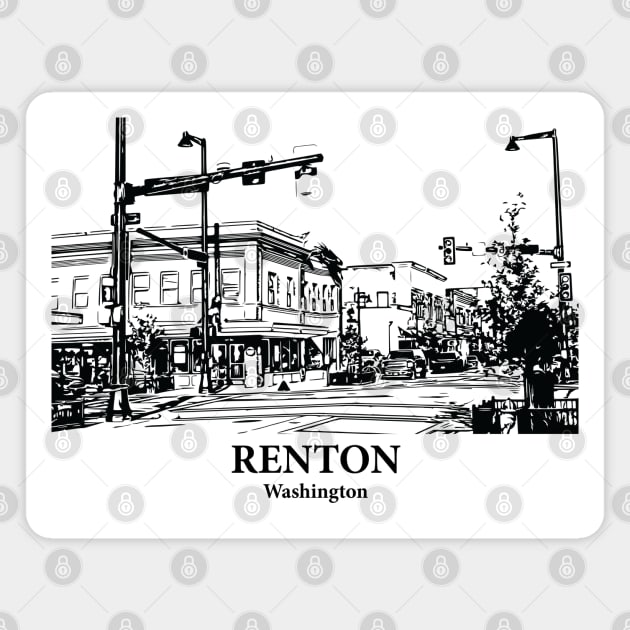 Renton - Washington Magnet by Lakeric